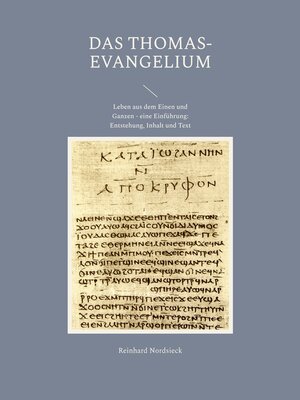 cover image of Das Thomas-Evangelium